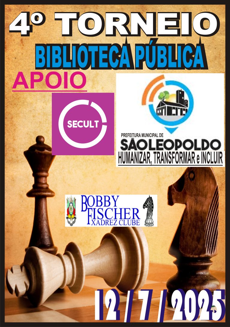 4º TORNEIO DA BIBLIOTECA DE SÃO LEOPOLDO