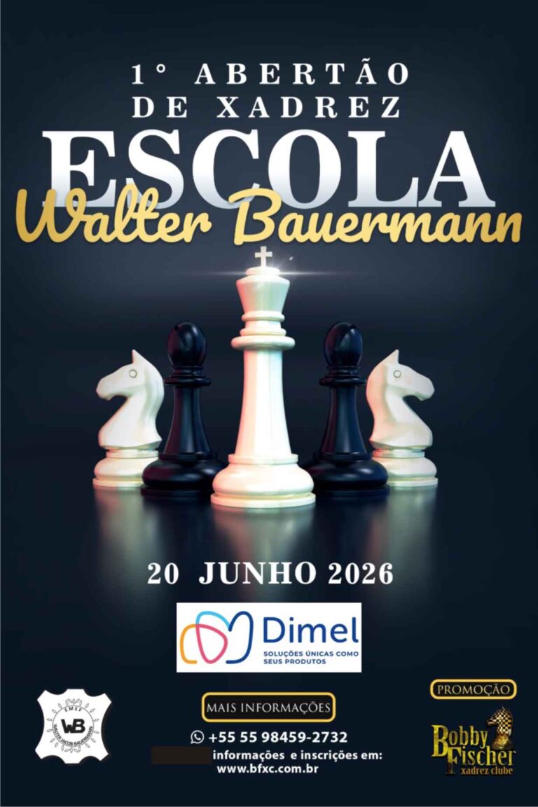 1º Abertão de Xadrez da Escola Walter Bauermann !!!!